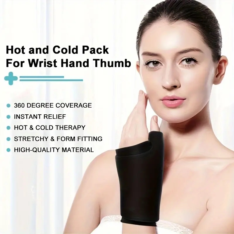 Latex Disposable Glove - 1個入りの冷却グローブ、指用冷却パック、冷却ジェルハンドラップ、ジェル冷却パック。肌触りが良く、繰り返し使用可能。