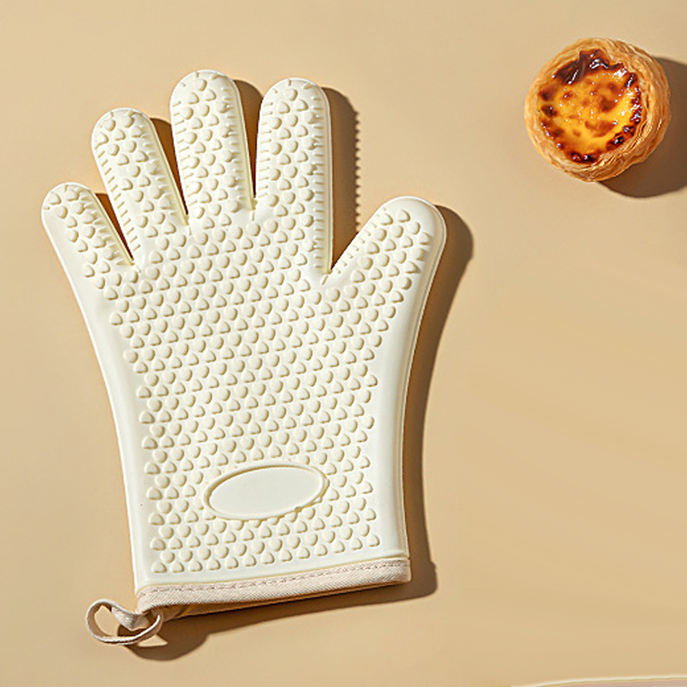 Heat Resistant Glove - 断熱加工を施した、熱に強い厚手のシリコン製手袋。防水性があり、レストランや製菓用具として最適な断熱ミトン。