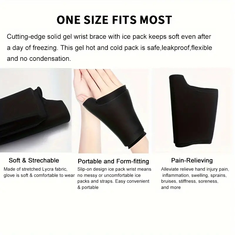 1個入りの冷却グローブ、指用冷却パック、冷却ジェルハンドラッ - Latex Disposable Glove のレビューと価格
