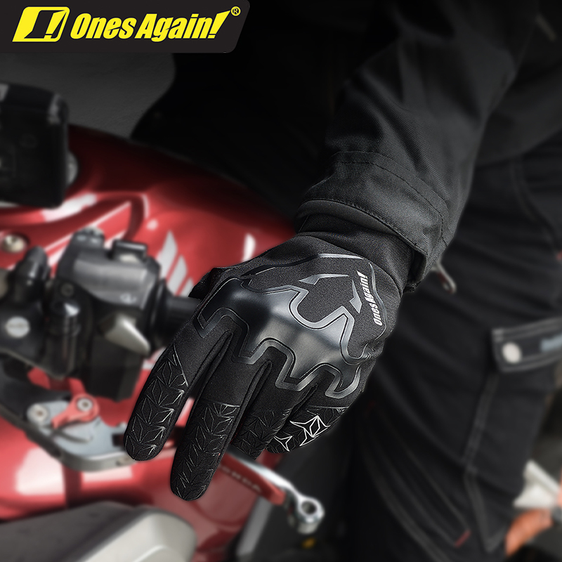 ソフトな素材を使用したバイク用グローブ。春、秋、冬に着用可能 - Motorcycle Glove Knuckle のレビューと価格