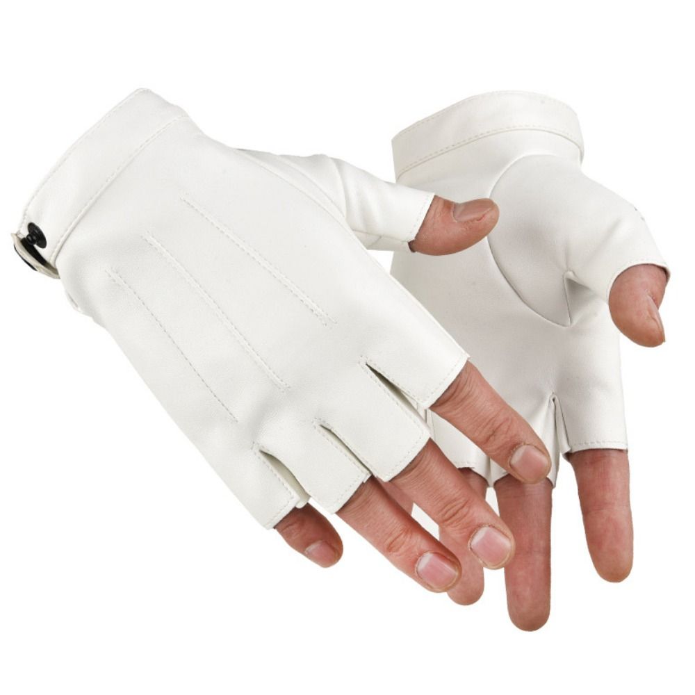 ファッションパンク PU ドライビンググローブ ボタンデザイ - Leather Driving Glove のレビューと価格