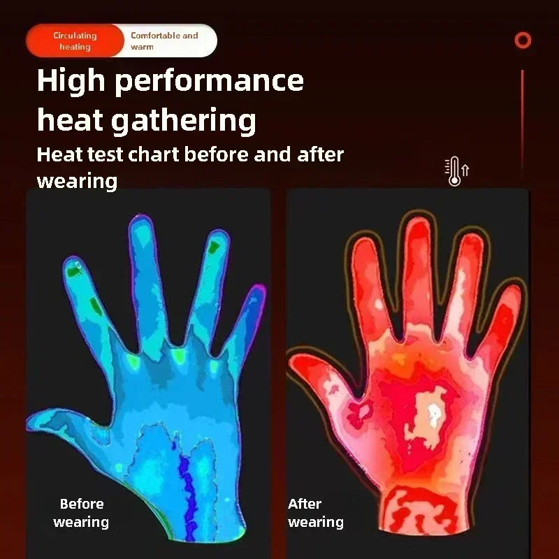 加熱手袋ハンドウォーマー電気サーマルグローブ防水スノーボード - Ski Glove Waterproof のレビューと価格